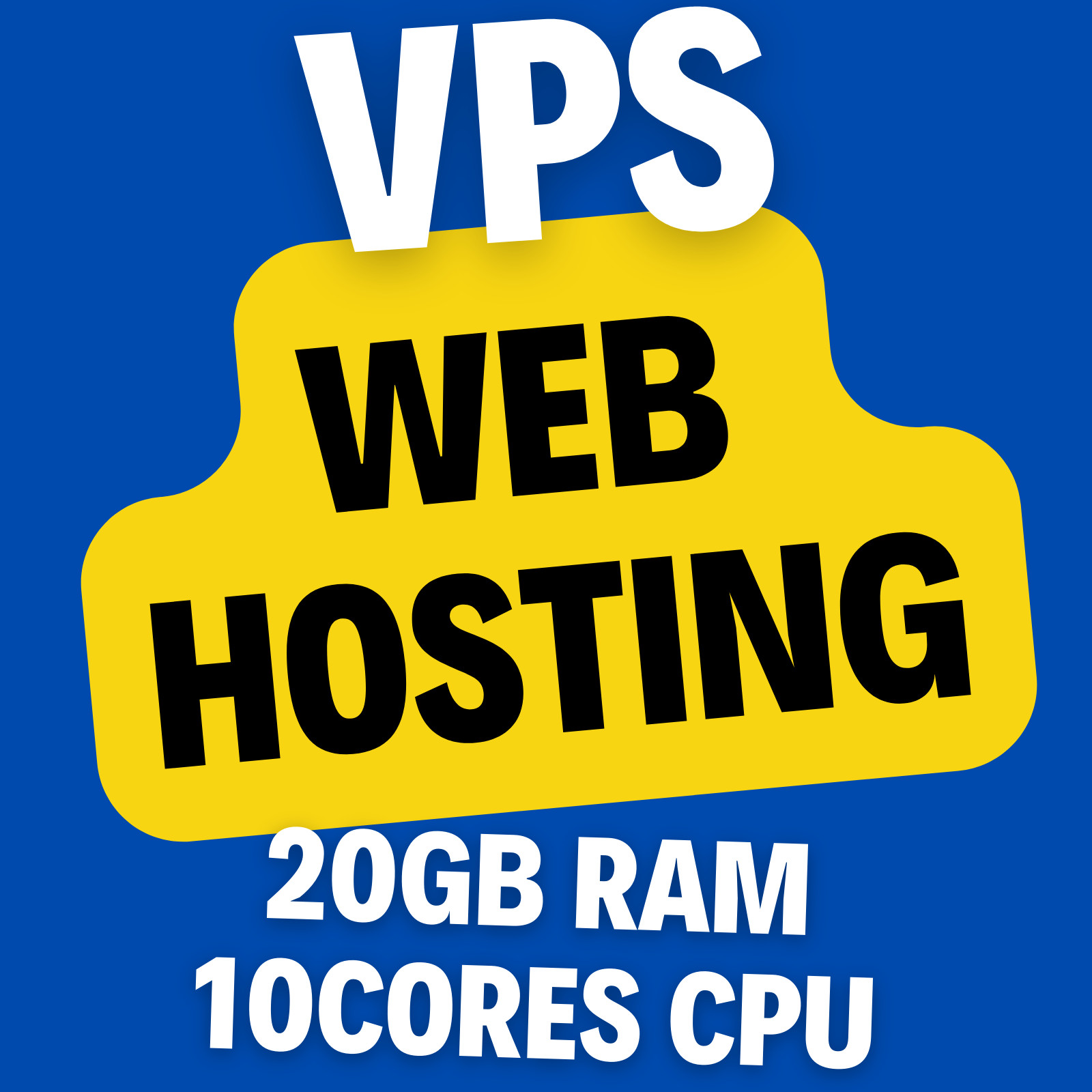 VPS Web Hosting with 24GB RAM, 12Cores CPU, SSD Storage and Unlimited Bandwidth